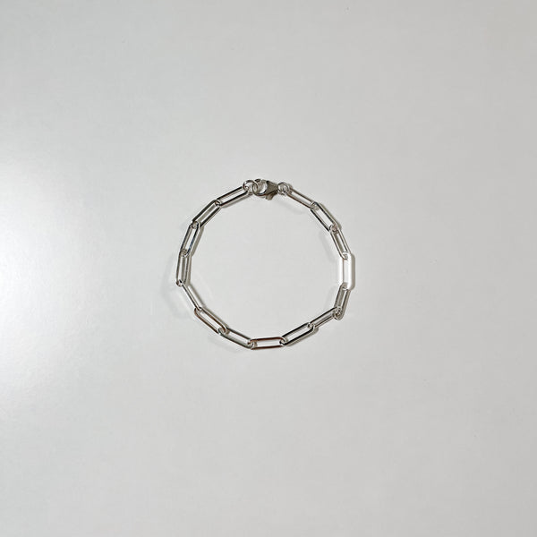 Paperclip Chain Bracelet | Sterling Silver