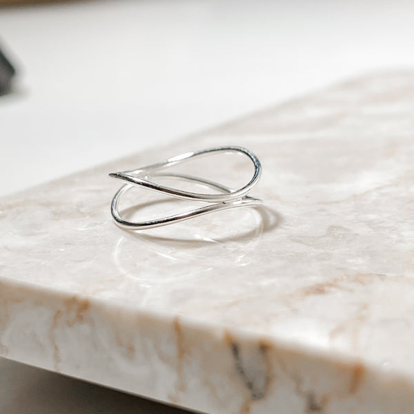 Wave Stacking Ring | Sterling Silver