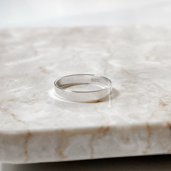 Flat Band Ring | Sterling Silver